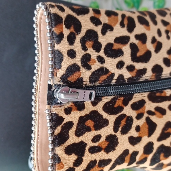 Coach Drea Beadchain Calfhair Bootie NIB - Picture 6 of 12